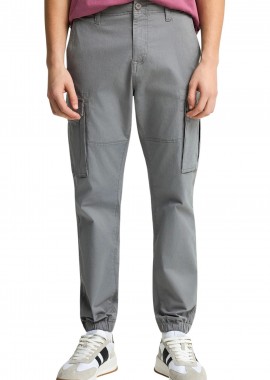 Funky Buddha - Παντελόνι Υφασμάτινο Funky Buddha Cargo Με Cuffed Τελείωμα FBM013-030-02-STEEL GREY Ανδρικό