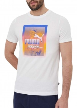 Puma - Μπλούζα Κοντομάνικη Puma Graphics Photoprint 680180-02 Ανδρικό