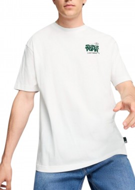 Puma - Μπλούζα Κοντομάνικη Puma Graphics Super Football 628007-02 Ανδρικό