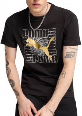 Puma - Μπλούζα Κοντομάνικη Puma Graphics Foil Tee 684835-01 Ανδρικό