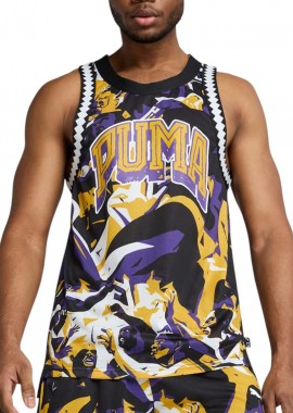 Puma - Φανελάκι Puma Rival Rage AOP Mesh Tank 685449-01 Ανδρικό