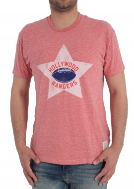 Retro Brand - Μπλούζα Κοντομάνικη Retro Brand Hollywood Rangers RB120HWR-PINK Ανδρικό