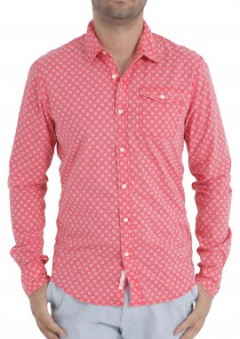 Scotch & Soda - Πουκάμισο Μακρυμάνικο Scotch & Soda Με Print 1401-02.20019-D Ανδρικό