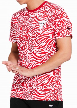 New Era - Μπλούζα Κοντομάνικη New Era Chicago Bulls All Over Print 12369811-FDR Ανδρικό