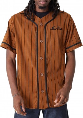 New Era - Πουκάμισο Κοντομάνικο New Era NE Pinstripe Jersey 60416416-251 Ανδρικό