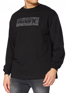 Hurley - Μπλούζα Μακρυμάνικη Hurley Everyday Washed One And Only Boxed Texture Tee DB3925-H010 Ανδρικό
