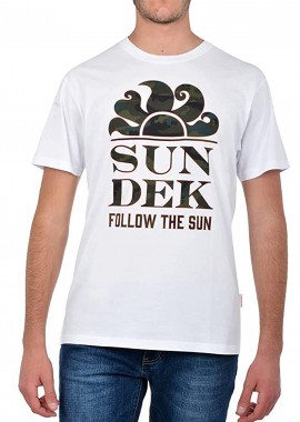 Sundek - Μπλούζα Κοντομάνικη Sundek Logo M026TEJ7853-WHITE Ανδρικό
