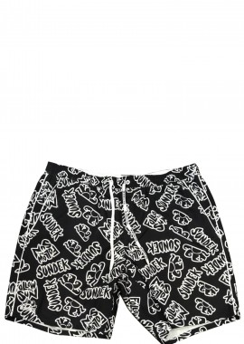 Sundek - Μαγιό Βερμούδα Sundek Pervis bs Elastic Waist 16 Piping Pocket M420BDP01PT-004-BLACK Ανδρικό