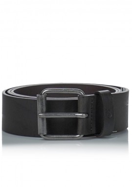 TIMBERLAND - TIMBERLAND 40mm recycled leather belt BLACK TB0A23UE0011