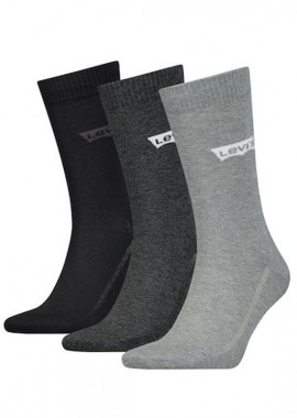 LEVIS - LEVIS REGULAR CUT BATWING LOGO 3P 701224674003 GREY COMBO