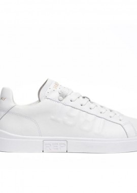 REPLAY - REPLAY SHOES MAN POLYS GMZ3P .002.C0037L 749 WHITE WHITE