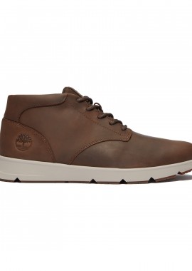 TIMBERLAND - TIMBERLAND PARKER STR MID LACE UP SNEAKER TB0A6C7TW011 DK BROWN FULL GRAIN