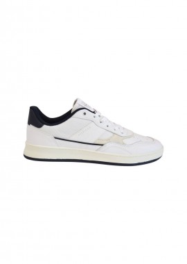 Tommy Hilfiger - Tommy Hilfiger Retro Court Mix Cupsole Men's Shoes White FM0FM04006 YBR