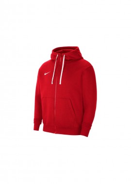 Nike - Nike Park 20 Ανδρική Φούτερ Ζακέτα με Κουκούλα και Τσέπες Κόκκινη CW6887-657