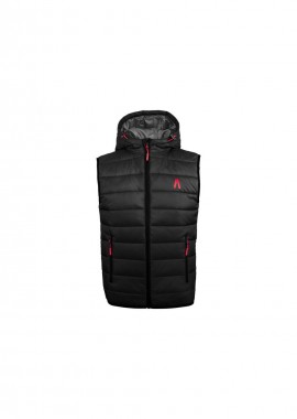 Alpinus - Alpinus Αμάνικο Ανδρικό Μπουφάν Puffer Μαύρο BR43351