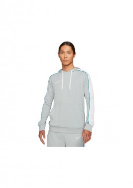 Nike - Nike Dry Academy Ανδρικό Φούτερ με Κουκούλα και Τσέπες Γκρι CZ0966-019