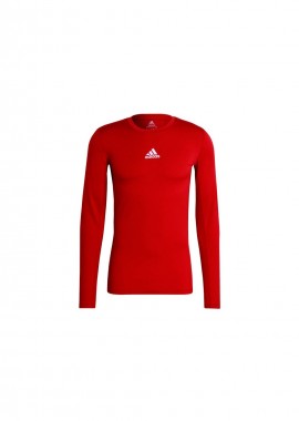 adidas performance - Adidas TechFit GU7336 Ανδρική Ισοθερμική Μακρυμάνικη Μπλούζα Compression Κόκκινη