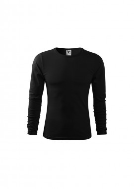 Adler - Adler FitT LS M MLI11901 Ανδρική Διαφημιστική Μπλούζα Μακρυμάνικη σε Μαύρο Χρώμα MLI-11901
