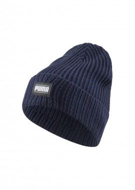 Puma - Puma Classic Beanie Ανδρικός Σκούφος με Rib Πλέξη σε Μαύρο χρώμα 024038-01
