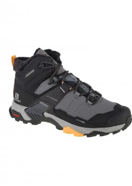 Salomon - Salomon X Ultra 4 MID L41355200 Ανδρικά Ορειβατικά Μποτάκια Αδιάβροχα Quiet Shade / Black / Warm Apricot