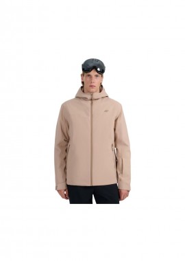 4f - Men's ski jacket 4F M0787 beige 4FWAW25TTJAM0787 83S