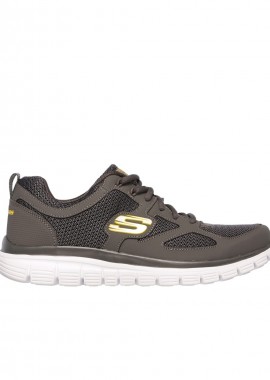 Skechers - Skechers Burns Agoura 52635-CHAR Ανδρικά Αθλητικά Παπούτσια Running Γκρι