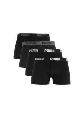 Puma - Puma Basic Men's Boxer Shorts 4pack Black 938198 01