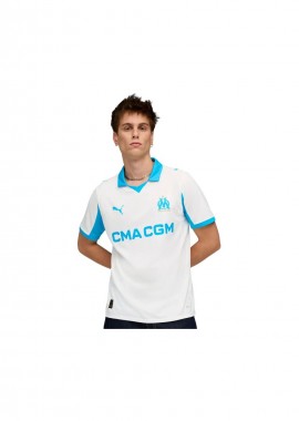 Puma - Men's Puma Olympique Marseille Home Jersey Replica white 779801 01