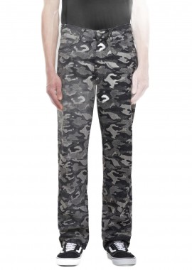 Urban Classics - Laser Camo Printed Jeans Urban Classics TB6687-14139 Blacklasercamo
