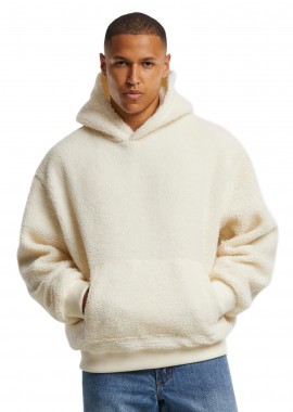 Urban Classics - Oversized Teddy Hoodie Urban Classics TB7265 Whitesand