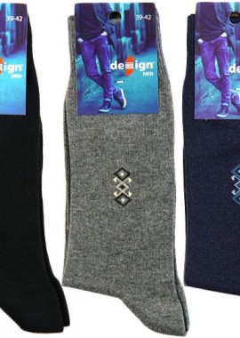 Design - Ανδρικές Classic κάλτσες JOE 3 ζευγάρια Design 6200 Πολύχρωμο