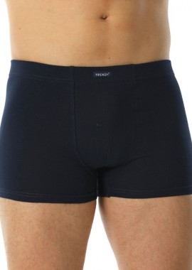Trendy - Ανδρικό Μποξεράκι CLASSIC I Βαμβακερό Trendy 11257 Σκούρο Μπλέ