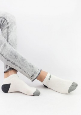 John Frank - Ανδρικά σοσόνια κάλτσες CHRIST Βαμβακερές John Frank 22728 Ασπρο