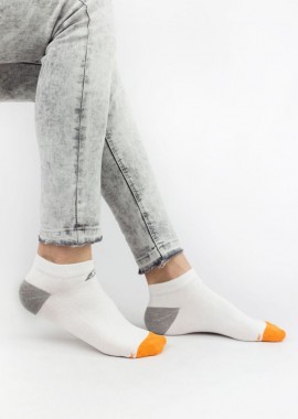 John Frank - Ανδρικά σοσόνια κάλτσες LUTH Βαμβακερές John Frank 22888 Ασπρο