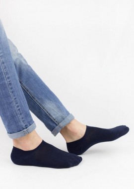 Cotbox - Ανδρικά σοσόνια no show κάλτσες MARTIN Βαμβακερές Cotbox 22916 Σκούρο Μπλέ