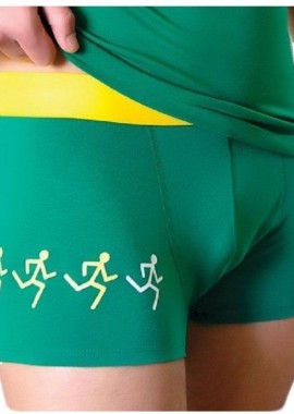 Berrak - Ανδρικό μποξεράκι RUNNING Βαμβακερό - Modal Berrak 29883 Πράσινο