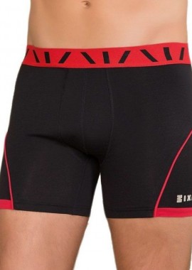 Berrak - Ανδρικό μποξεράκι RED DETAILS Βαμβακερό - Modal Berrak 29912 Μαύρο