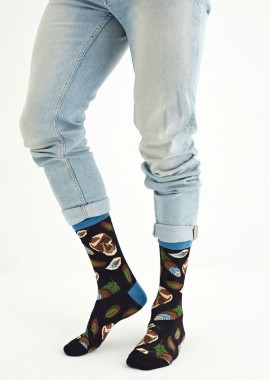 Soma - Ανδρικές fashion κάλτσες BONE AND ROSE 3 Ζευγάρια Βαμβακερές Soma 37801 Πολύχρωμο