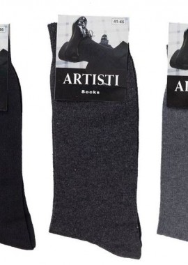 Artisti - Ανδρικές Classic κάλτσες Palma Βαμβακερές 3 ζευγάρια Artisti 46440 Σκούρο Πολύχρωμο