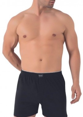 Berrak - Ανδρικό μποξεράκι COZY Βαμβακερό Berrak 49427 Μαύρο