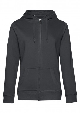 B & C - QUEEN Zip Hoodie Φούτερ B & C WW03Q Asphalt