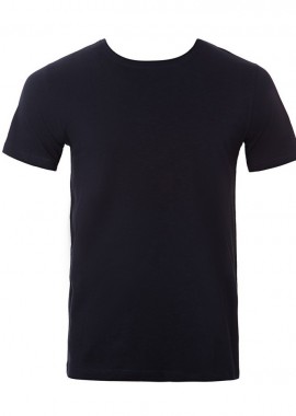 About Basics - Unisex φλάμα κοντομάνικη μπλούζα About Basics Pine - 00560 Navy