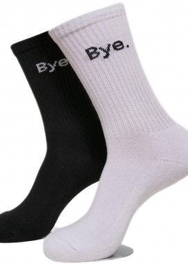 MT Accessoires - HI - Bye Socks short 2-Pack MT Accessoires MT2044-00826 black/white