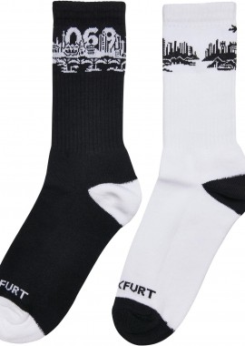 MT Accessoires - Major City 069 Socks 2-Pack MT Accessoires MT2311-00826 black/white
