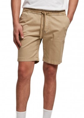 Urban Classics - Stretch Twill Joggshorts Urban Classics TB1609-03738 unionbeige