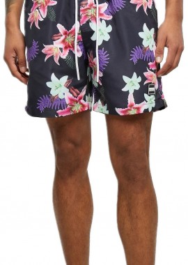 Urban Classics - PatternιSwim Shorts Urban Classics TB2679-03746 dark jungle aop