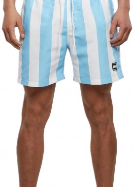 Urban Classics - PatternιSwim Shorts Urban Classics TB2679-04610 balticbluebarstripe