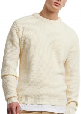 Urban Classics - Rib Basic Sweater Urban Classics TB6763-02903 whitesand
