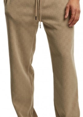 Urban Classics - Jacquard Velvet Wide Sweatpants Urban Classics TB6771-03738 unionbeige