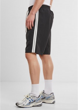 Urban Classics - Board Shorts With Patched Stripe Urban Classics TB7397-00007 black